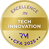 Excellence in Tech Innovation Badge 2025